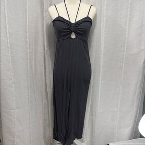 O’Neil medium Black Strappy Cutout romper